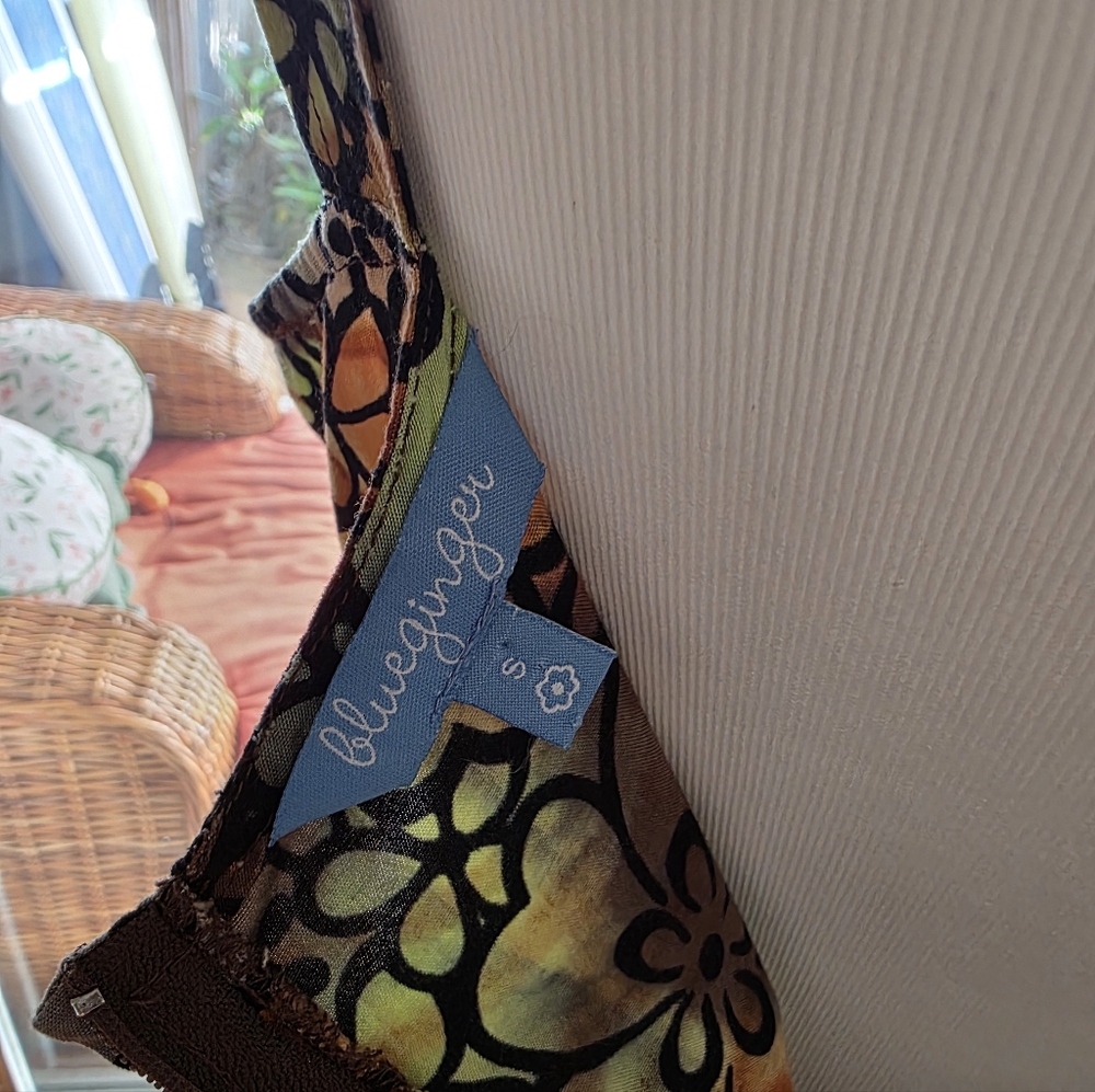 Blue Ginger HAWAII SUNDRESS Sun Dress FALL Colors SMALL - Picture 5 of 6